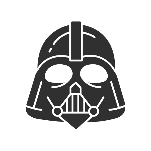 Dart vader, starwars, super villain, vader icon